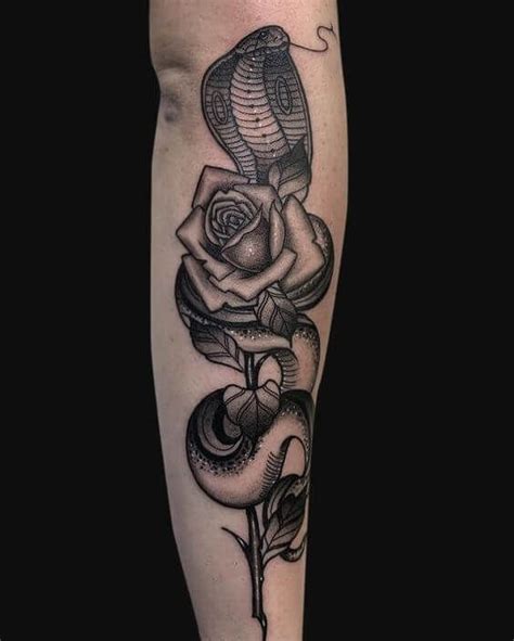 25+ Black and Grey Snake Tattoo Designs | PetPress | Snake tattoo ...