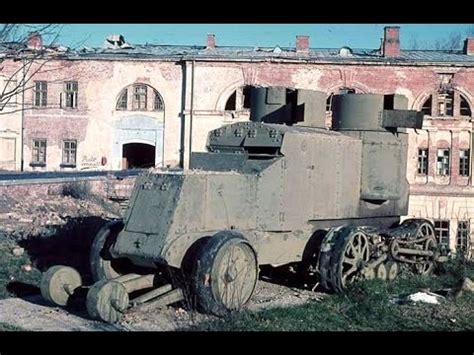 Russian Armored Cars of World War 1 - YouTube