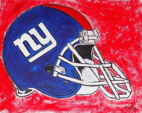 NY Giants Painting by Jessica Cruz | Fine Art America