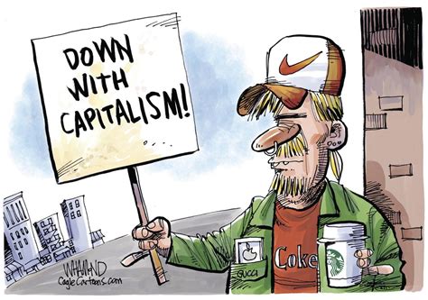 Down with capitalism, says the millennial | Political cartoons | gazettextra.com