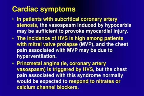 PPT - Hyperventilation syndrome BY AHMAD YOUNES PROFESSOR OF THORACIC ...