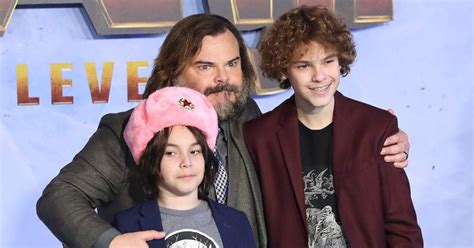 Family Affair! Jack Black Brings His Dad and Sons to Jumanji: The Next Level Premiere