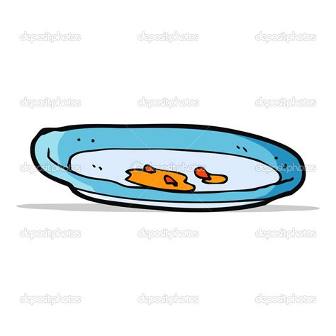 Cartoon empty plate — Stock Vector © lineartestpilot #49568451