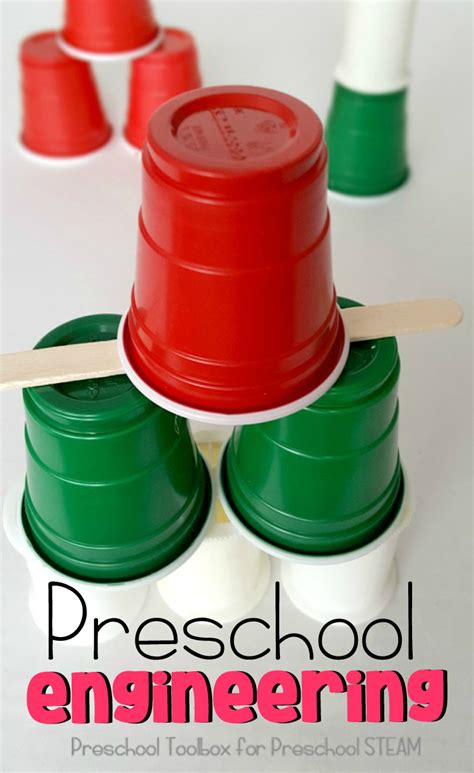 Explore Stacking with a Preschool Engineering Challenge - Preschool STEAM