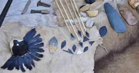 Flint tool knapping | Weald and Downland