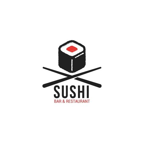 Premium Vector | Sushi restaurant logo