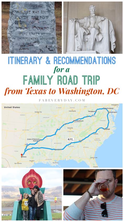 Itinerary and recommendations for a family road trip from texas to ...