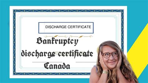 BANKRUPTCY DISCHARGE CERTIFICATE CANADA: THE COMPLETE HAPPY STORY OF YOUR BANKRUPTCY DISCHARGE ...