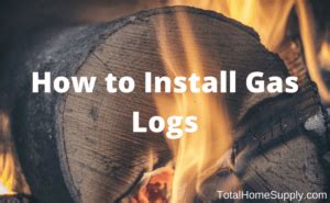 How to Install Gas Logs in a Fireplace