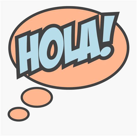 Hola - Spanish Language Clipart Png , Free Transparent Clipart - ClipartKey