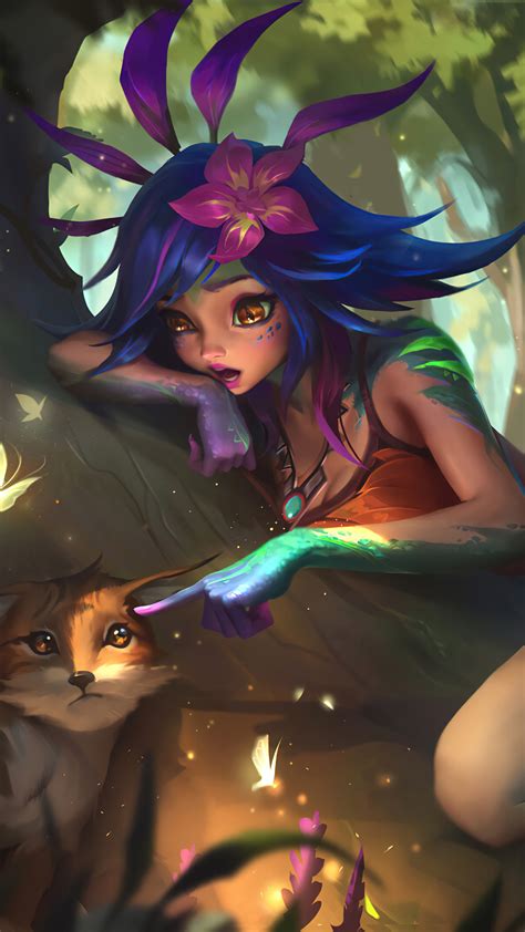 Neeko LoL Art 4K #3141i Wallpaper PC Desktop