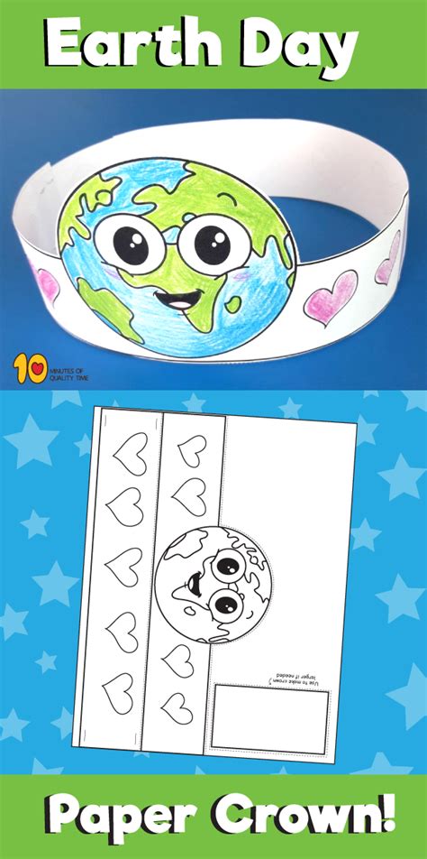 Earth Day Crown Printable - Printable Templates