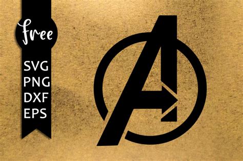 Avengers logo svg free, cutting file, avengers svg, instant download, silhouette, superhero svg ...