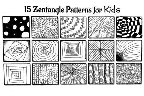 Zentangles (Patterns for Beginners) – Part 1 – Lightly Sketched