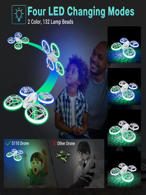 Drones for Kids RC Mini Drone with LED Lights for Beginners, RC ...