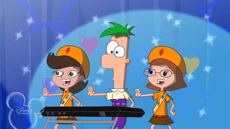 Image - Adyson, Ferb and Gretchen singing Gitchee Gitchee Goo.jpg | Phineas and Ferb Wiki ...