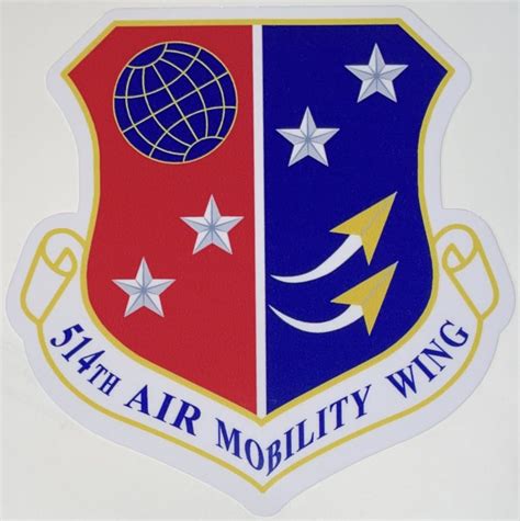 USAF 514th Air Mobility Wing Sticker - Decal Patch - Co