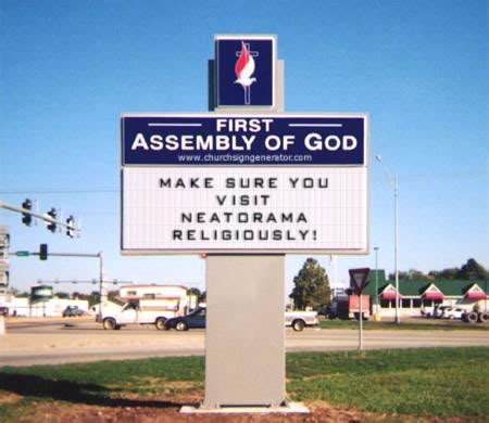 Church Sign Generator. - Neatorama