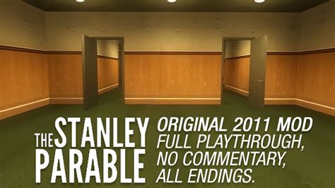 The Stanley Parable (full playthrough & all endings) - YouTube