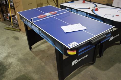 MD SPORTS ICE ZONE AIR HOCKEY/PING PONG TABLE