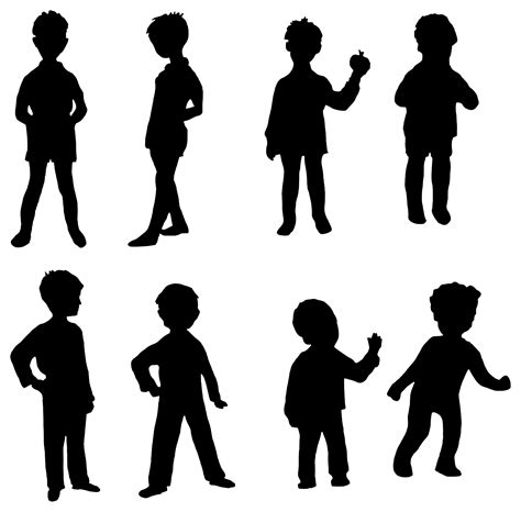 Kid Silhouette Png