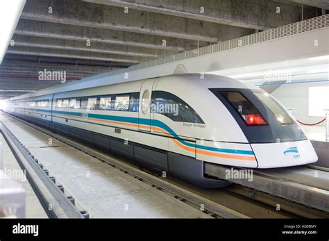 Shanghai Maglev Train Station Stock Photo - Alamy