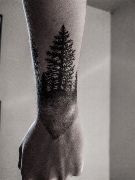 Tattoo uploaded by Kieran Rigby • My tattoo, forest line down to 6 feet. By Deva Victrix ...