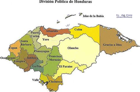 Imagem Do Mapa De Honduras