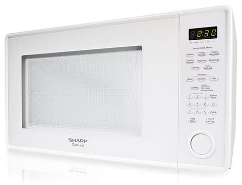 Sharp 1.8 Cu. Ft. 1100W Countertop Microwave, Microwave Oven, White