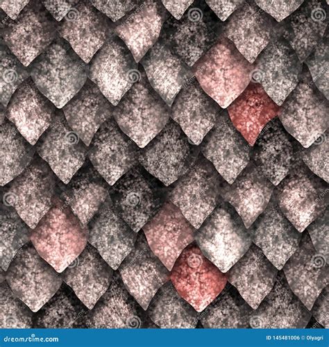 Seamless Texture of Dragon Scales, Reptile Skin Stock Photo - Image of bright, scale: 145481006