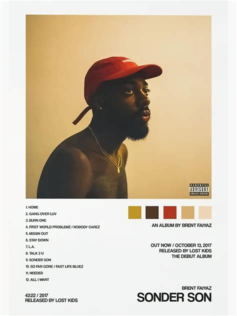 "Sonder Son Album Cover" Poster for Sale by tellylesu | Redbubble