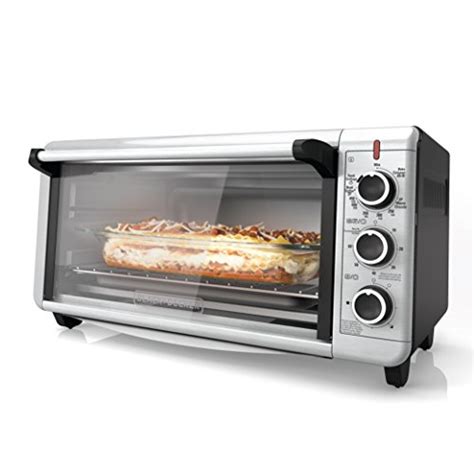 BLACK+DECKER 8-Slice Extra-Wide Countertop Convection Toaster Oven ...