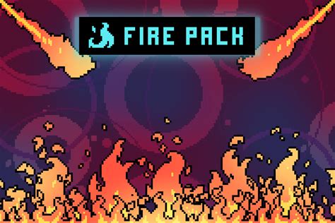Fire Pixel Art Animation Sprites Download - CraftPix.net