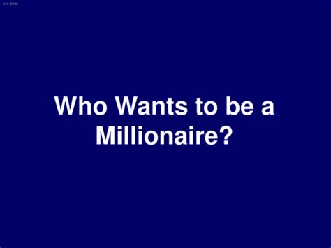 Who Wants To Be A Millionaire Music Quiz | Teaching Resources