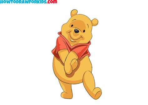 How to Draw Winnie the Pooh Step by Step - Easy Drawing Tutorial