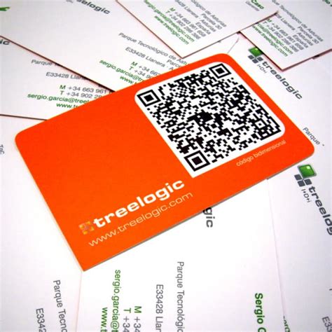 Sample Business Card With QR Code