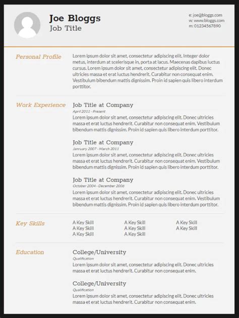 19 Free HTML Resume Templates to Help You Land The Job