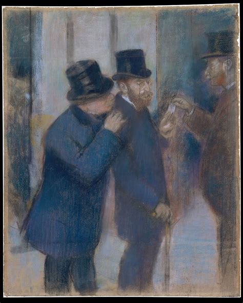 Edgar Degas | Portraits at the Stock Exchange | The Metropolitan Museum ...