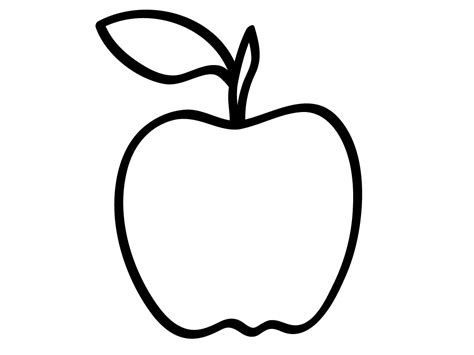 Free Printable Apple Coloring Pages For Kids