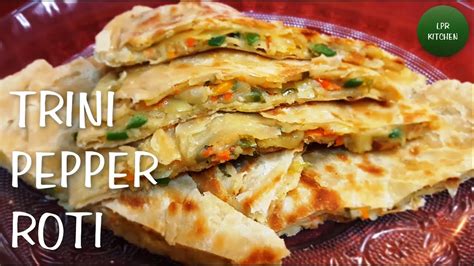 PEPPER ROTI | How to Make Pepper Roti | Trini Food Recipe - YouTube