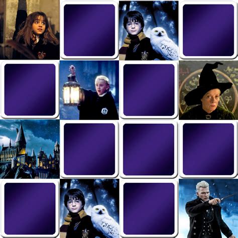 Play memory game for kids - Harry Potter - Online and free game