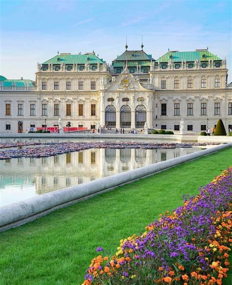 Belvedere Palace - Vienna, Austria | Luoghi meravigliosi, Paesaggi ...