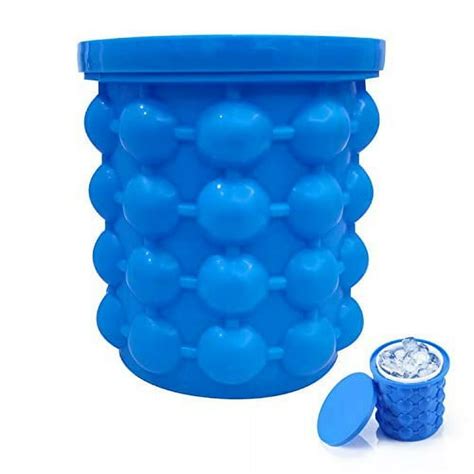 ALLADINBOX Ice Cube Mold Ice Trays, Large Silicone Ice Mold Bucket, (2 ...