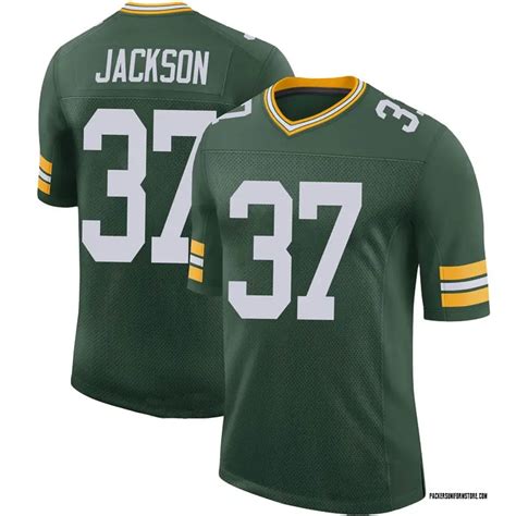 Nike Josh Jackson Green Bay Packers Youth Limited Green 100th Vapor Jersey