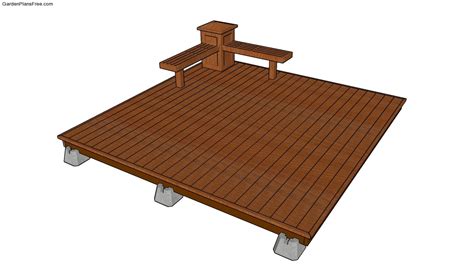 Deck Bench Plans Free | Free Garden Plans - How to build garden projects