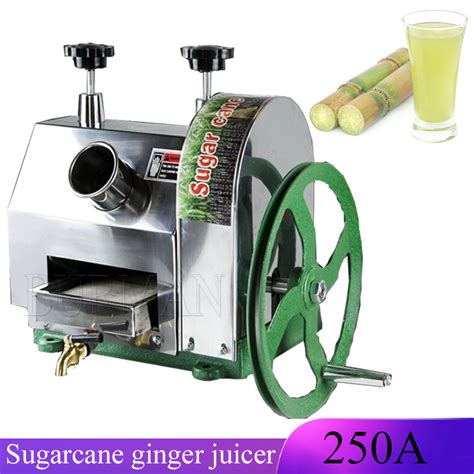 Stainless Steel Manual Sugarcane Juicer Machine Desktop Sugar Cane ...