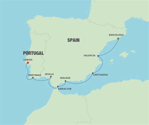 Cruises from Spain to Portugal - 2023-2025 Seasons