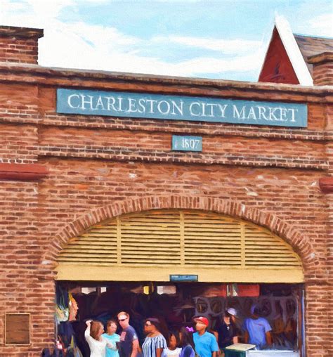 Charleston City Market Charleston South Carolina Historic | Etsy