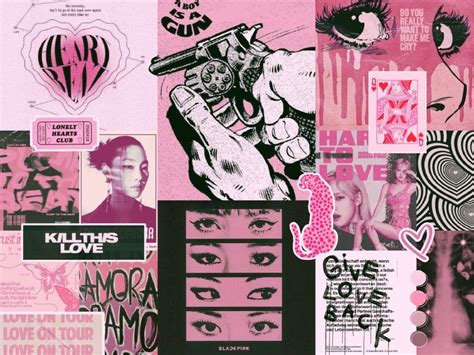Pink aesthetic wallpaper collage | Edgy wallpaper, Cute laptop wallpaper, Desktop wallpaper art