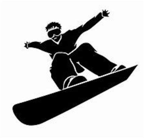 Snowboarder Snowboarding Silhouette Autocollant Décalque pour - Etsy Canada